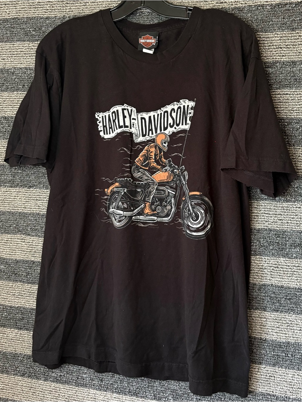 Harley-Davidson Freedom Heard Loud & Clear Black Graphic T-Shirt Men’s XL EUC